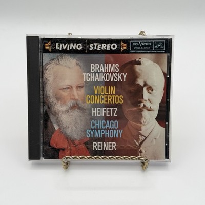 Brahms Tchaikovsky Violin Concertos Heifetz Chicago Symphony Reiner CD