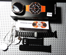 New Demo-SMART WATCH ULTRA-black stainless + ...