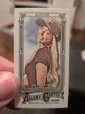 #ad 2025 Allen and Ginter Livvy Dunne Mini And Paul Skenes Base Pair $4.00