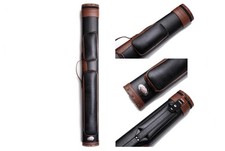 Delta Shooter Series 2x2 Hard Cue Case - Brown/Black