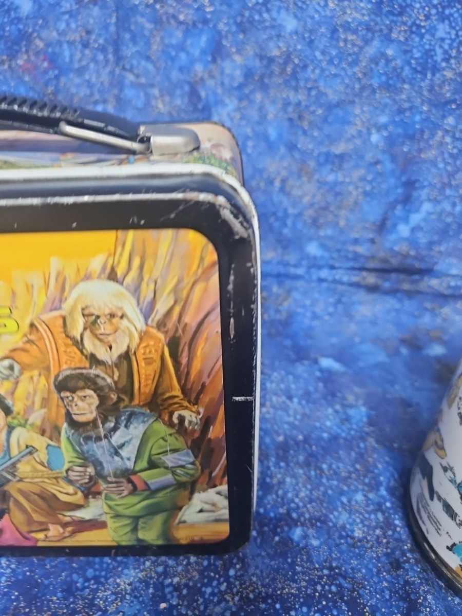 Alladin 1974 Vintage Planet Of The Apes Metal Lunch Box With