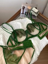 Floral Lace Bra Set Underwire Push Up Support Half Cup Matching Briefs Sets