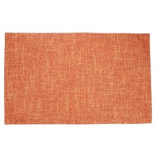 4 St&uuml;ck Leinenplatzdeckchen 12" x 18" f&uuml;r Polyester, rechteckig, orange