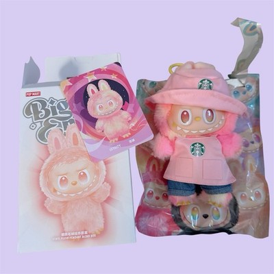 Authentic Big Into Energy Labubu The Monster Loyalty with Pink