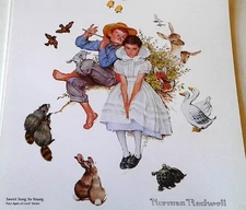 2001 NORMAN ROCKWELL PRINT "SWEET SONG SO YOUNG"  11 X 10 1/2