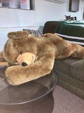 Vintage Rare Steiff Super Molly Life Size 36 Sleeping Bear 0341/98