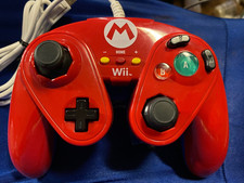 2x Mario Wired Fight Pad JoyCons For The Wii ...