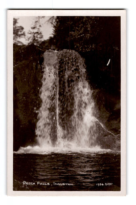 Pecca Falls, Ingleton, Postcard