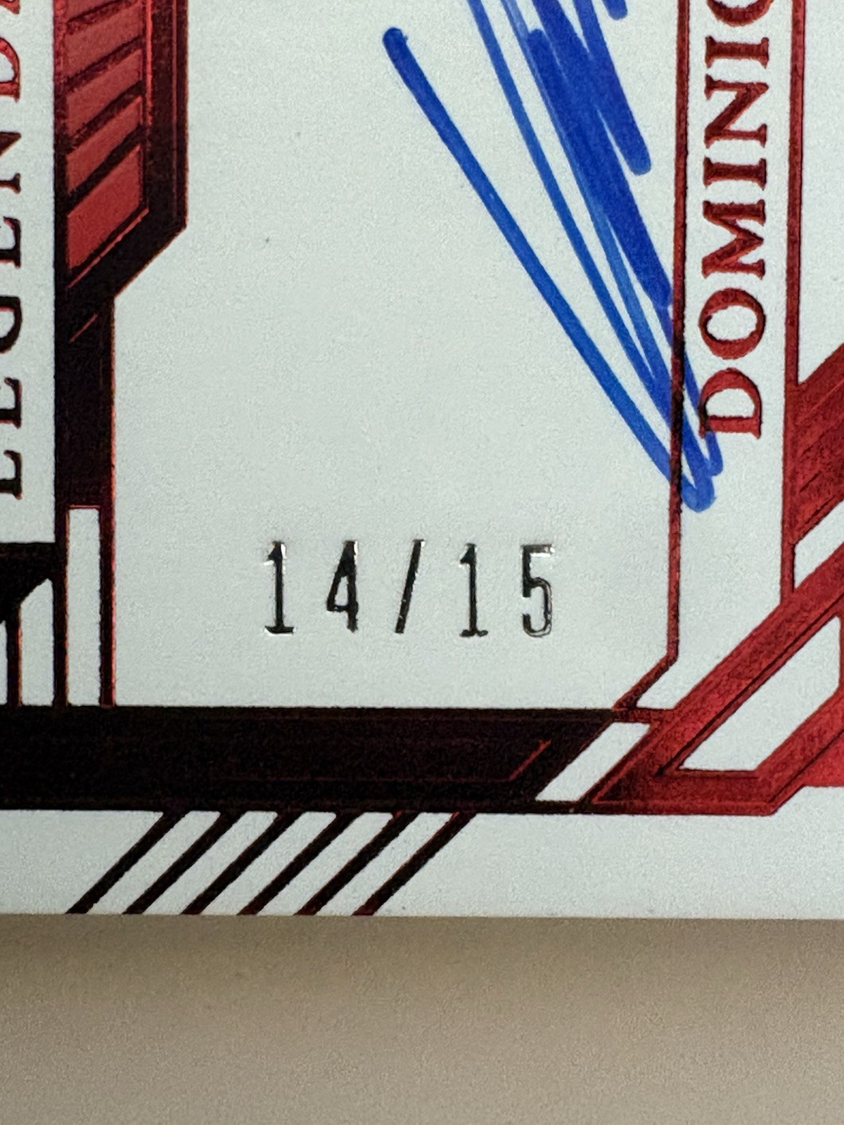 Dominique Wilkins /15 - 2022-23 Panini Flawless - #LS-DWK Legendary Scripts Auto view 3