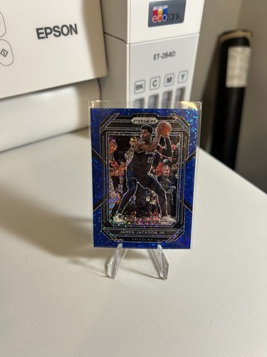 2022-23 Panini Prizm - Jaren Jackson Jr. #206 Blue Sparkle Prizm /144