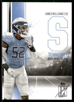 James Williams Rookie - 2024 Topps Signature Class Football #192