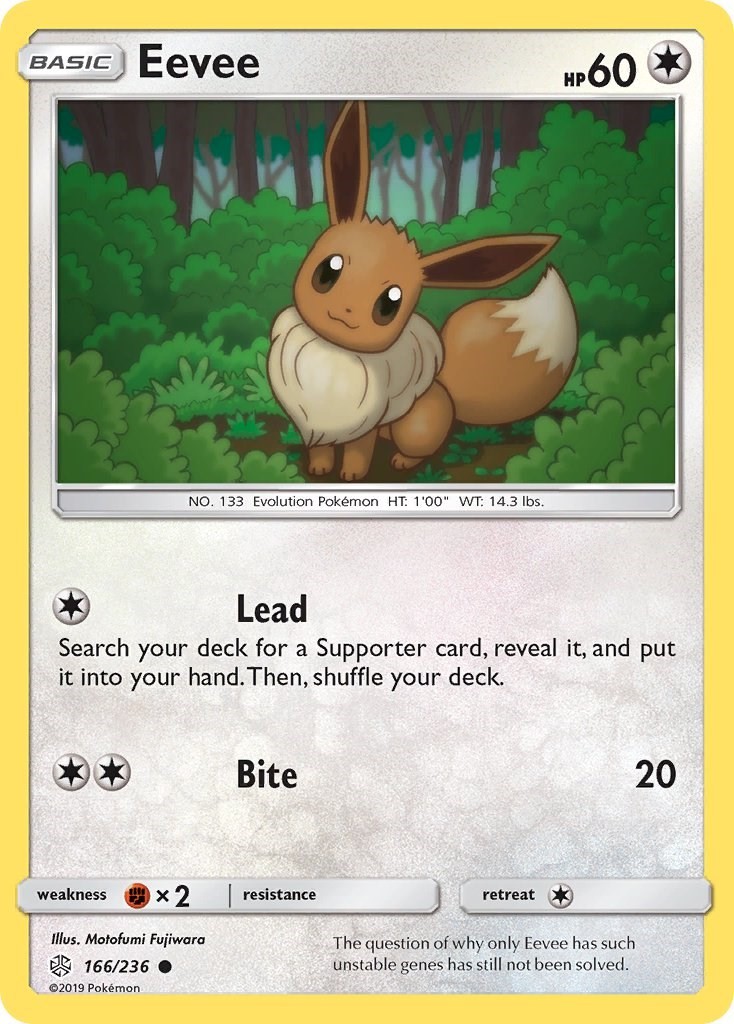 Eevee - [SM12 - 166/236] - HP - Reverse Holofoil - SM - Cosmic Eclipse - Pokemon