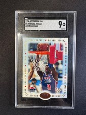 1996 Upper Deck USA American Made Michael Jordan #M1 Chicago Bulls SGC 9 MINT