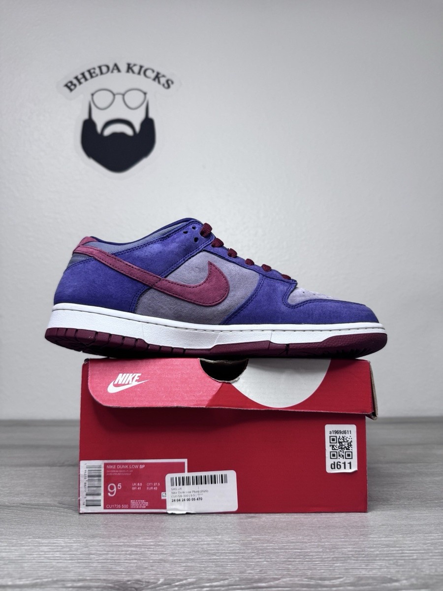 Size 9.5 - Nike Dunk Low Plum 2024 (CU1726-500) Men's Preowned