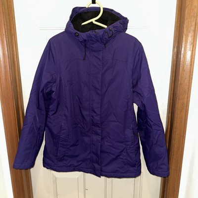 L.L.BEAN Winter Warmer Jacket Purple Coat Women's MEDIUM