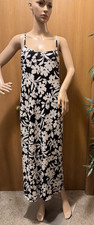 KORS Michael KORS New Halter Dress Women Maxi Shoulder Straps Black & White Sz 6