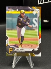 2025 Topps Now Road to Opening Day #OD-231 Paul Skenes Gold Foil /50
