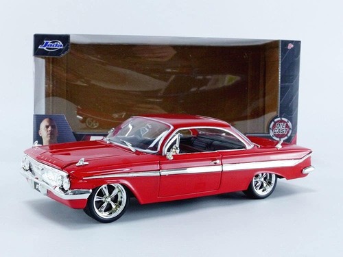 Jada Toys Fast & Furious 8 1:24 Diecast - Dom's Chevy Impala Vehicle , Red - Picture 8 of 10