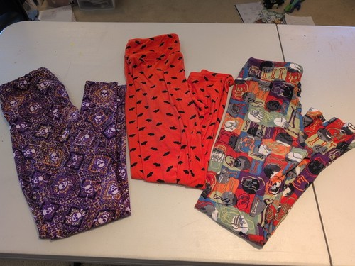 LEGGINGS Lularoe Boom Box imprimé danse taille unique OS NEUF
