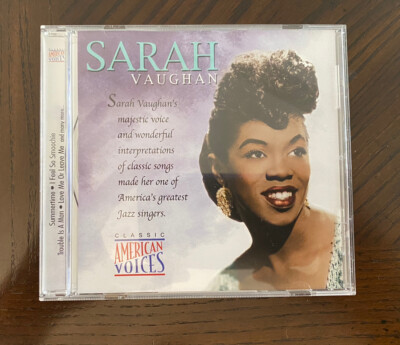 Classic American Voices by Sarah Vaughn (CD - 2003) FREE SHIPPING