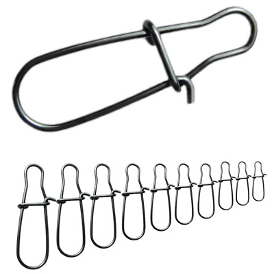 20 Karabiner Snap ohne Wirbel Angelwirbel Tönnchenwirbel Duo Lock Angelkarabiner