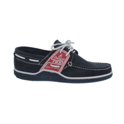 TBS Globek, Navy + Grenadine, Nubuck Leather, D8R52 Navy