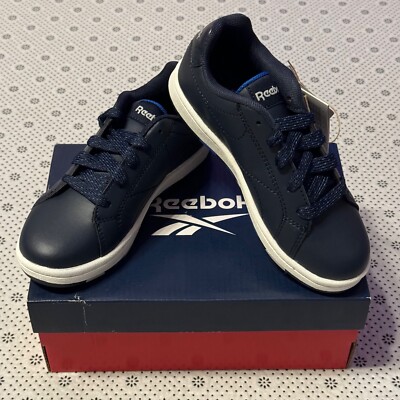 Reebok Jungen Royal Complete Clean 2 Tennis Schnürschuhe Sneaker Turnschuhe UK11,5 Navy