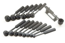 Pistol Powder Measure Reloading Kit 0.5cc - 4.3cc Spoon Scoop Dippers For Lee