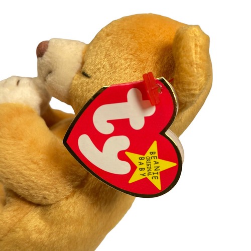 Ty Original Beanie Baby 4213 Hope the Praying Bear Tush & Swing RARO, ERRORI ETICHETTA - Foto 8 di 13