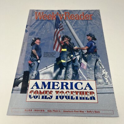 2001 Weekly Reader Magazine 9/11 September 11th America Comes Together