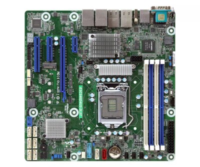 10pc ASRock Rack E3C246D4U2-2T LGA1151 mATX Dual 10GbE 8xSATA Support server nas