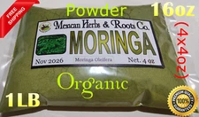 Hojas de Moringa,Moringa Leaf/Leaves, Organic moringa Oleifera  Powder 16oz/1LB