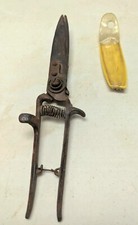 Vintage Quick Cut Grass Shears Cast Iron Garden - Wallace MFG. Corp Collector