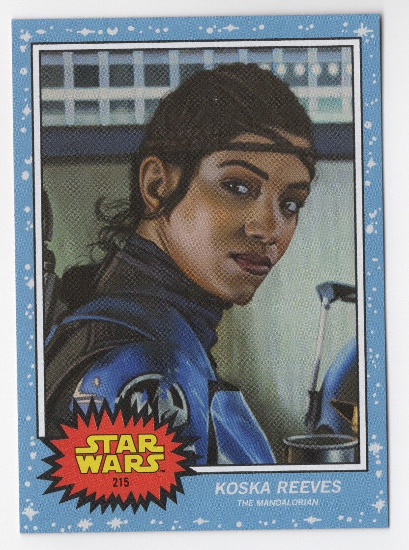 Koska Reeves 2021 Topps Star Wars Living Set Card The Mandalorian #215