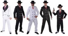 Gangster Anzug Kostüm Mafia 20 er 30 er Jahre Al Capone Ganove Gangsterkostüm