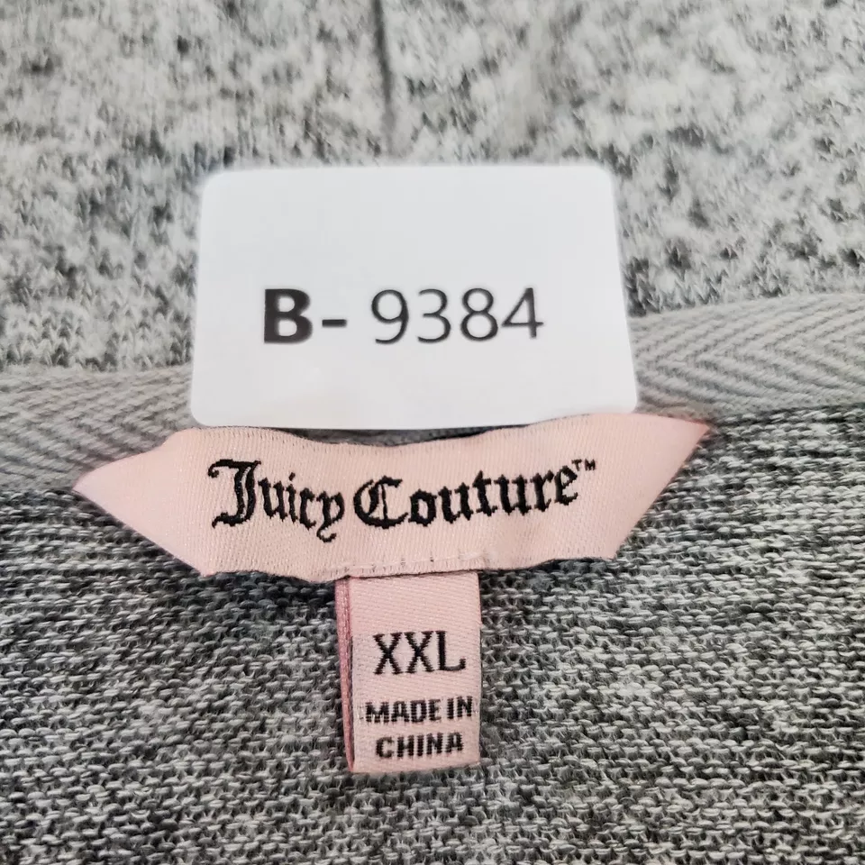 Sudadera Juicy Couture para mujer 2XL gris con capucha pulóver Foto 2 de 4