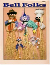 Bell Folks and Stuff Raffia Straw Doll Making Patterns VTG Craft Book