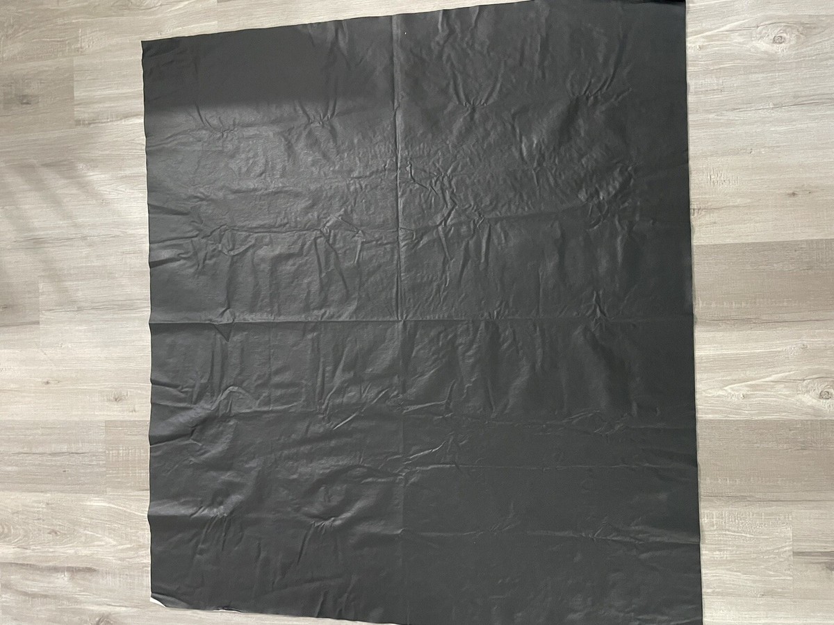 Naugahyde Black Faux Leather Fabric 53
