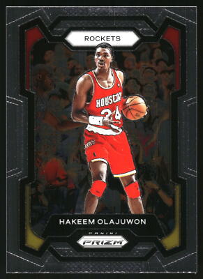2023-24 Panini Prizm #191 Hakeem Olajuwon Houston Rockets HOF