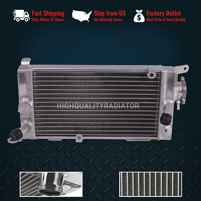 Motorcycle All Aluminum Radiator For 2015-2018 Kawasaki  KLR650  2016 2017