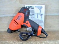 Black & Decker #DR202 5.A 3/8" VSR Drill/Driver W/ Manual PRE-OWNED & TESTED