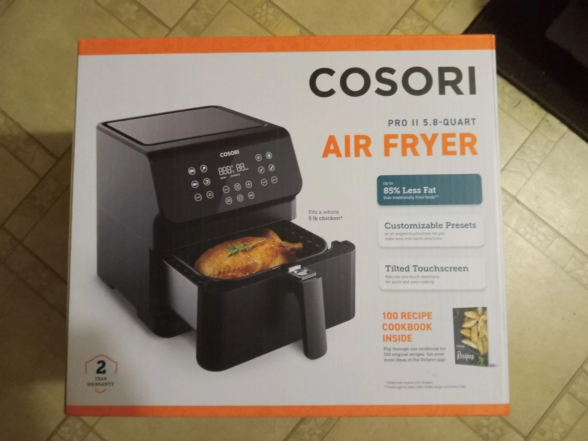 COSORI Air Fryer, Pro II 5.8 QT Large 12-in-1 Oven, Preheat & Keep