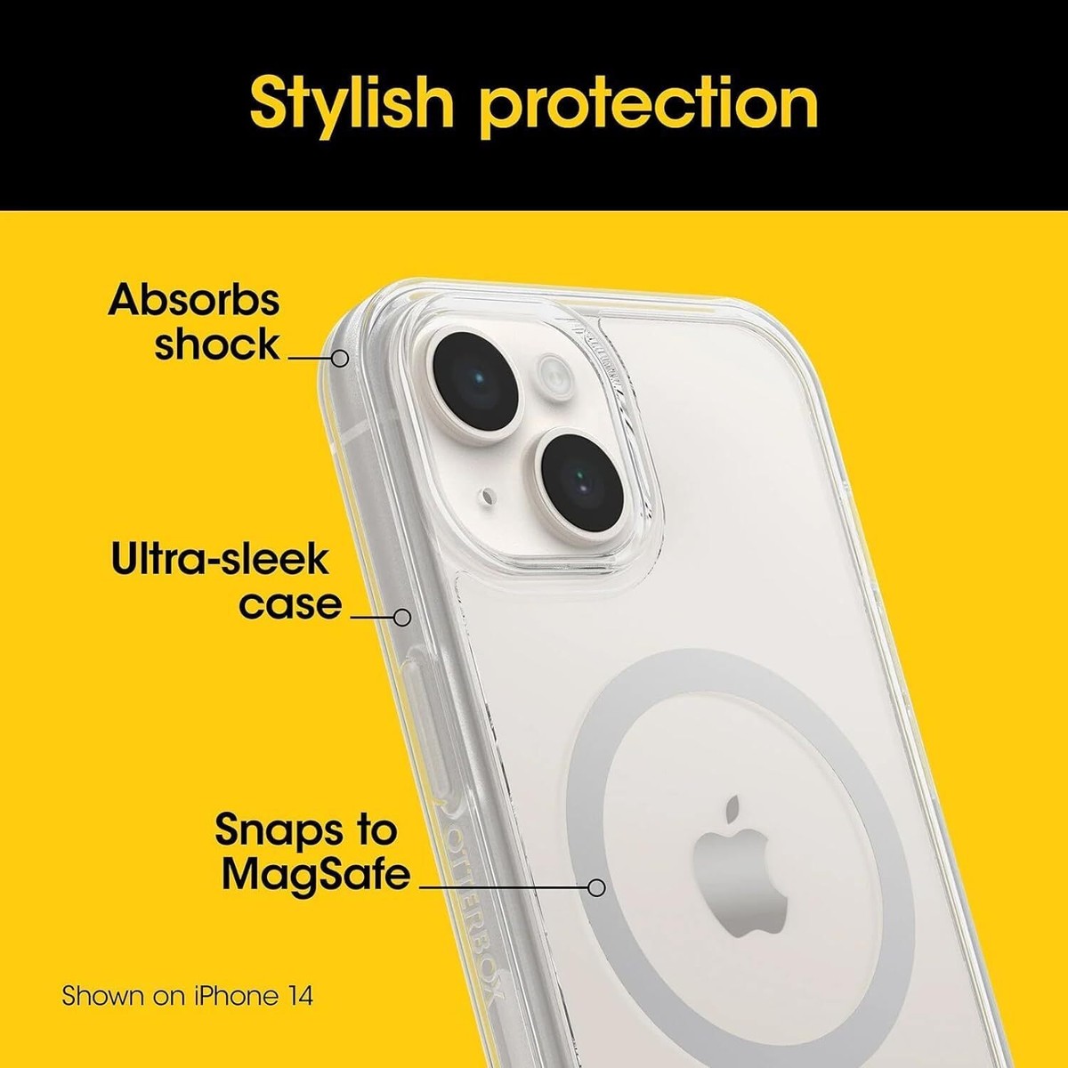 Coque Otter Box Pour IPhone 15 Plus & 14 Plus – Ultra Fine Avec MagSafe