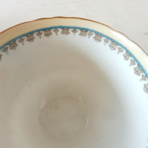 * TASSE THE & SOUCOUPE & ASSIETTE ANGLAISE STAFFORDSHIRE - Picture 4 of 9