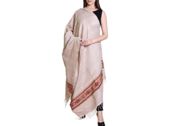 Meditation Shawl or Meditation Blanket, Wool Shawl or Wrap, Oversize Scarf/Stole