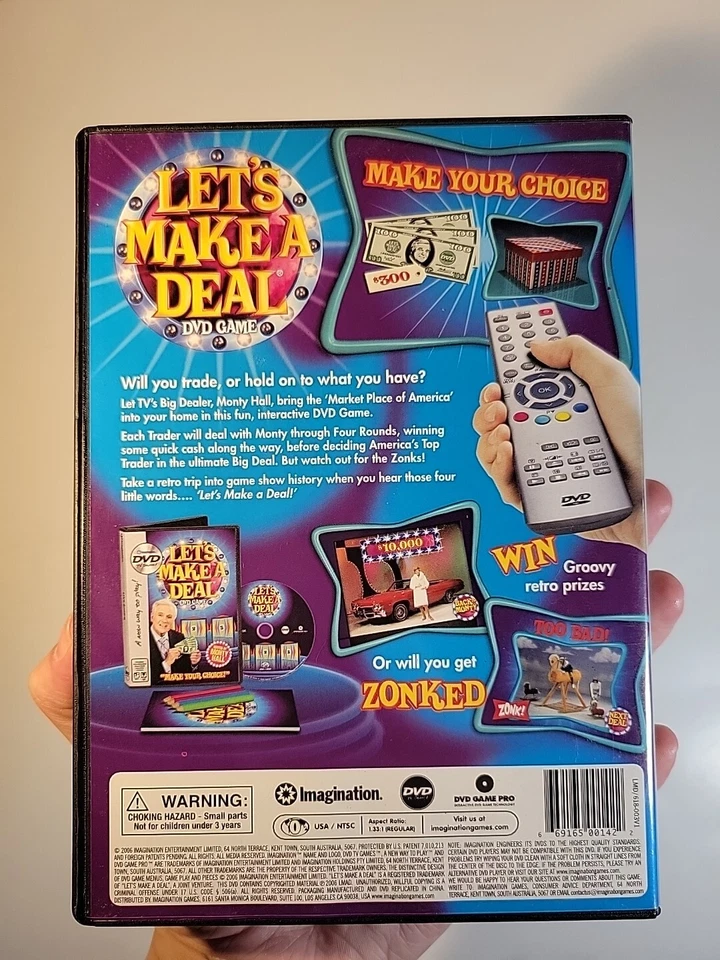 Vintage 'Let's Make A Deal' DVD Game Complete With Instructions And Guessing Pad - Image 3 of 4