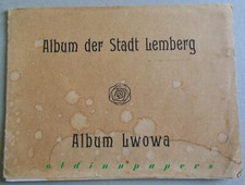 Leporello Album Stadt Lemberg Lwowa Lwiw Ukraine Galizien 8 Ansichten vor 1945