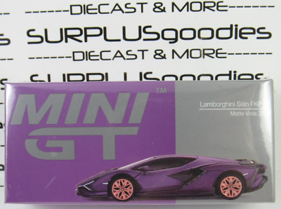 2023 Mini-GT Hong Kong Exclusive: Matte Viola SE30 LAMBORGHINI SIAN FKP 37