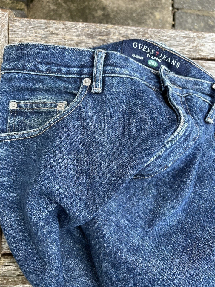 Vintage Guess 001 Classic Fit Jeans - W33 L32 R12 - Mom Jeans - Y2K  Made in USA - Image 4 of 4
