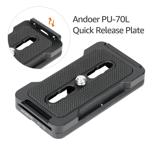 PU-70L Quick Release Plate 70mm QR Plate 1/4 Inches Mounting Screw P0N2 - Picture 8 of 9